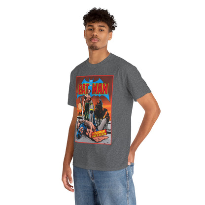 Batman T-Shirt - Neal Adams Art - R'as Al Ghul - Demon Lives Again - DC Comics - Dark Knight Detective