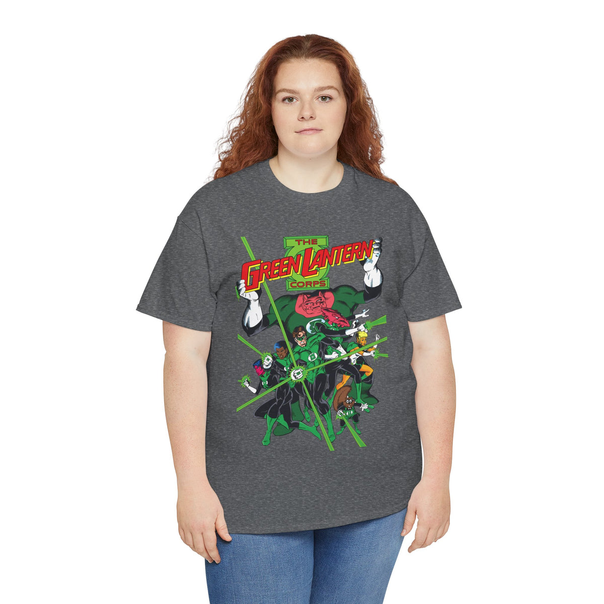 Green Lantern Corps T-Shirt - Joe Staton Art - Hal Jordan, John Stewart, Katma Tui, Arisia, Kilowog - DC Comics