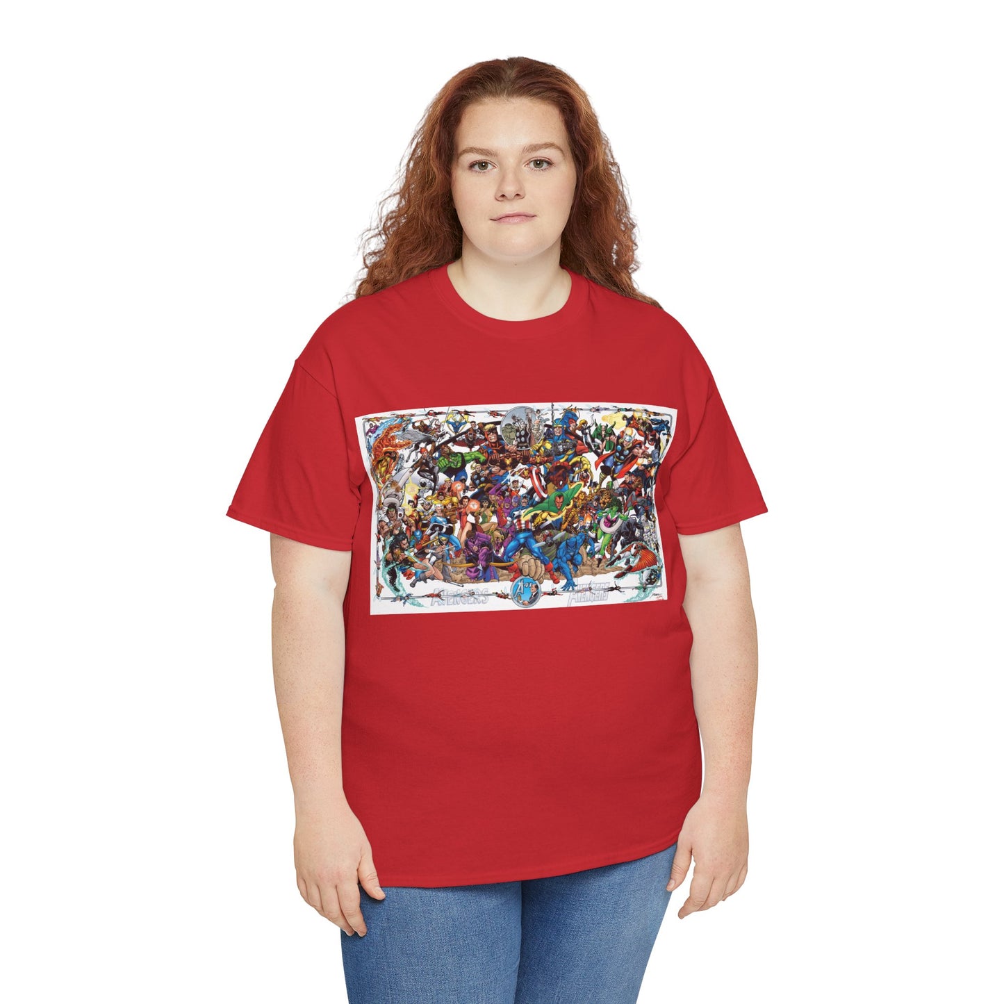 Avengers T-Shirt - George Perez Art - Poster Art of Basically Every Avenger - Marvel Comics