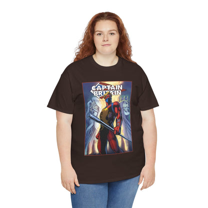 Captain Britain T-Shirt - Alan Davis Art - Excalibur Member - Marvel Comics