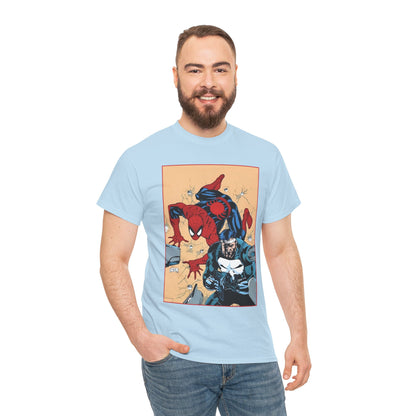 Spider-Man & Punisher T-Shirt - Jim Lee Art - Marvel Comics