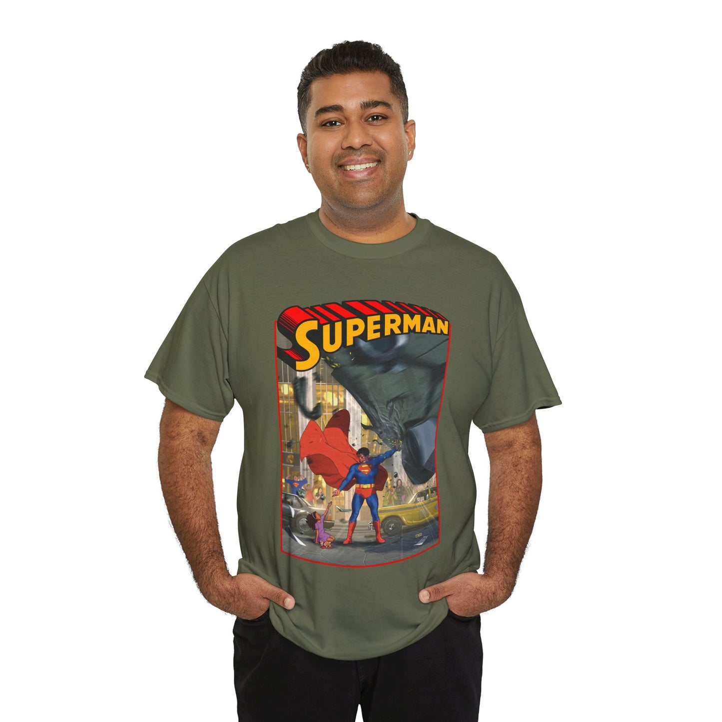 Superman T-Shirt - Taurin Clarke Art - Man of Steel, Metropolis - DC Comics