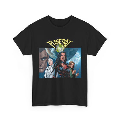 Planetary T-Shirt - Phil Jimenez Art - The Drummer, Jakita Wagner & Elijah Snow - DC Comics/Wildstorm - Ellis Story