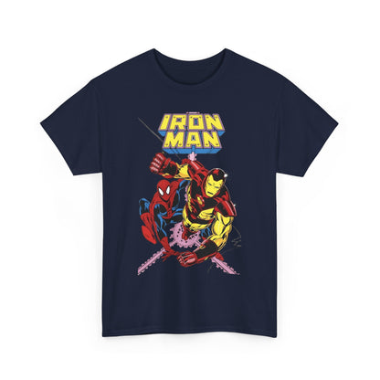 Iron-Man & Spider-Man T-Shirt - Butch Guice Art - Marvel Comics