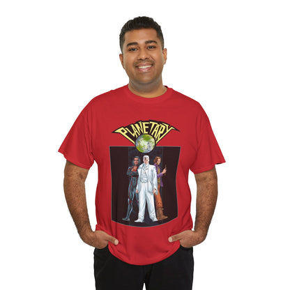 Planetary T-Shirt -  - John Cassaday Art - The Drummer, Jakita Wagner & Elijah Snow - DC Comics/Wildstorm