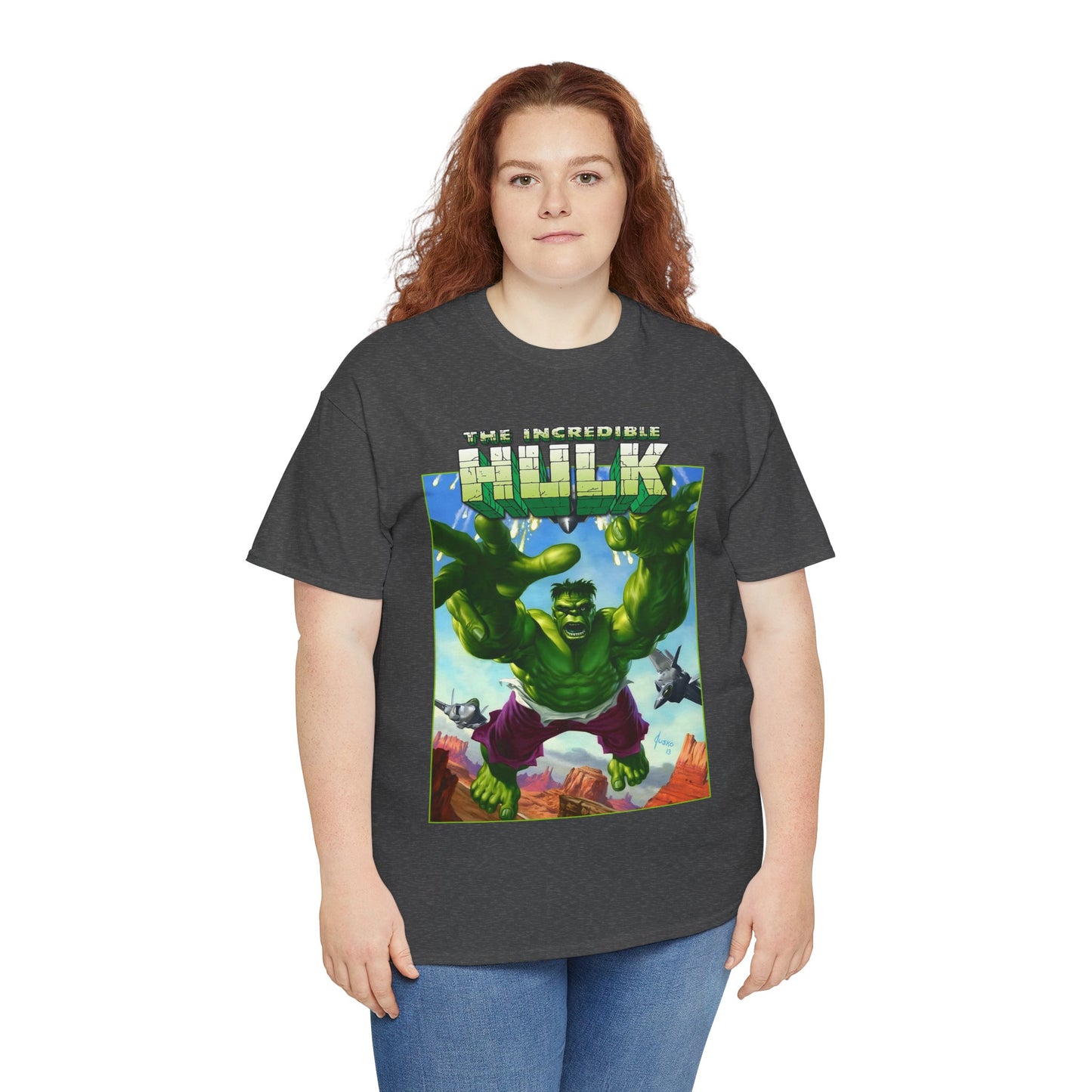 Incredible Hulk T-Shirt - Joe Jusko Art - Bruce Banner - Marvel Comics