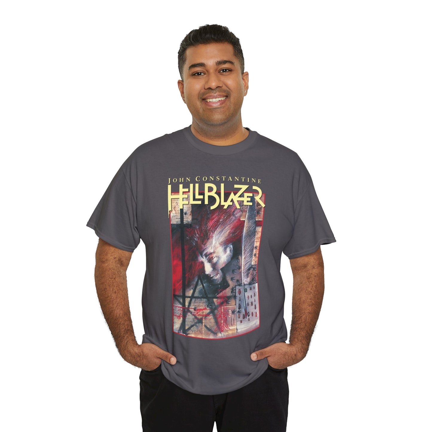 John Constantine Hellblazer T-Shirt - Dave McKean Art - DC Comics/Vertigo
