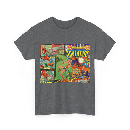 Adventure Comics #463 T-Shirt - Wonder Woman, Dr Fate, Power Girl, Deadman, Aquaman, Aqualad, Flash - DC Comics
