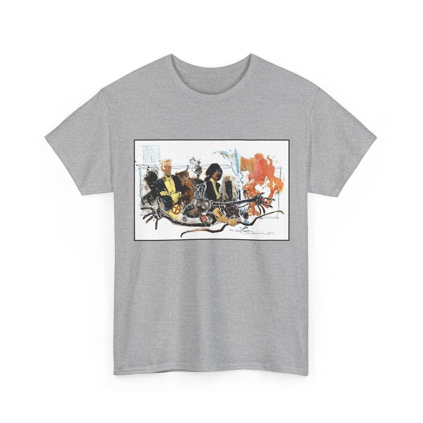 New Mutants T-Shirt - Bill Sienkiewicz Art - X-Men Team - Marvel Comics