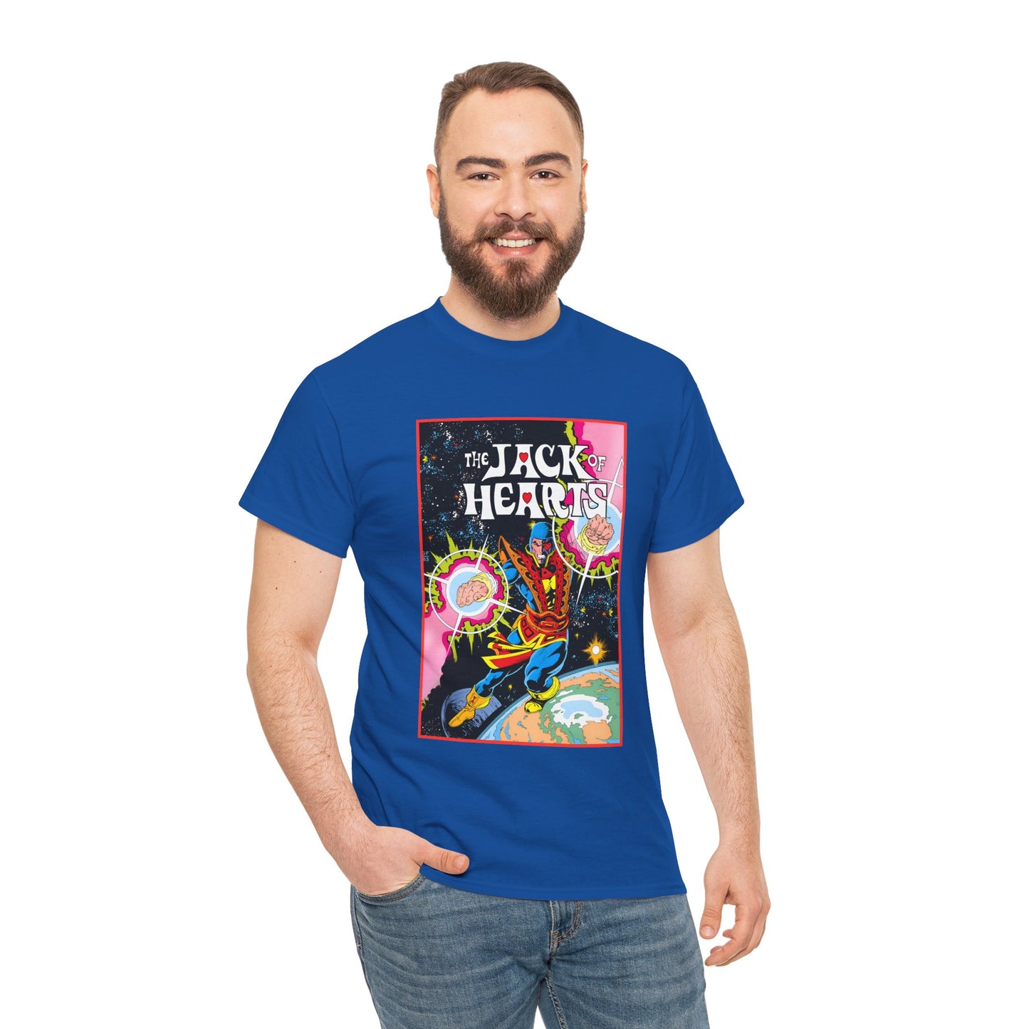 Jack of Hearts T-Shirt - Marvel Comics - Avengers Member - She-Hulk Beau - Zero Fluid - Popular 80s Character