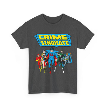 Crime Syndicate T-Shirt - Ultraman, Owlman, Superwoman, Power Ring, Johnny Quick - Earth 3 Justice League Villains - DC Comics