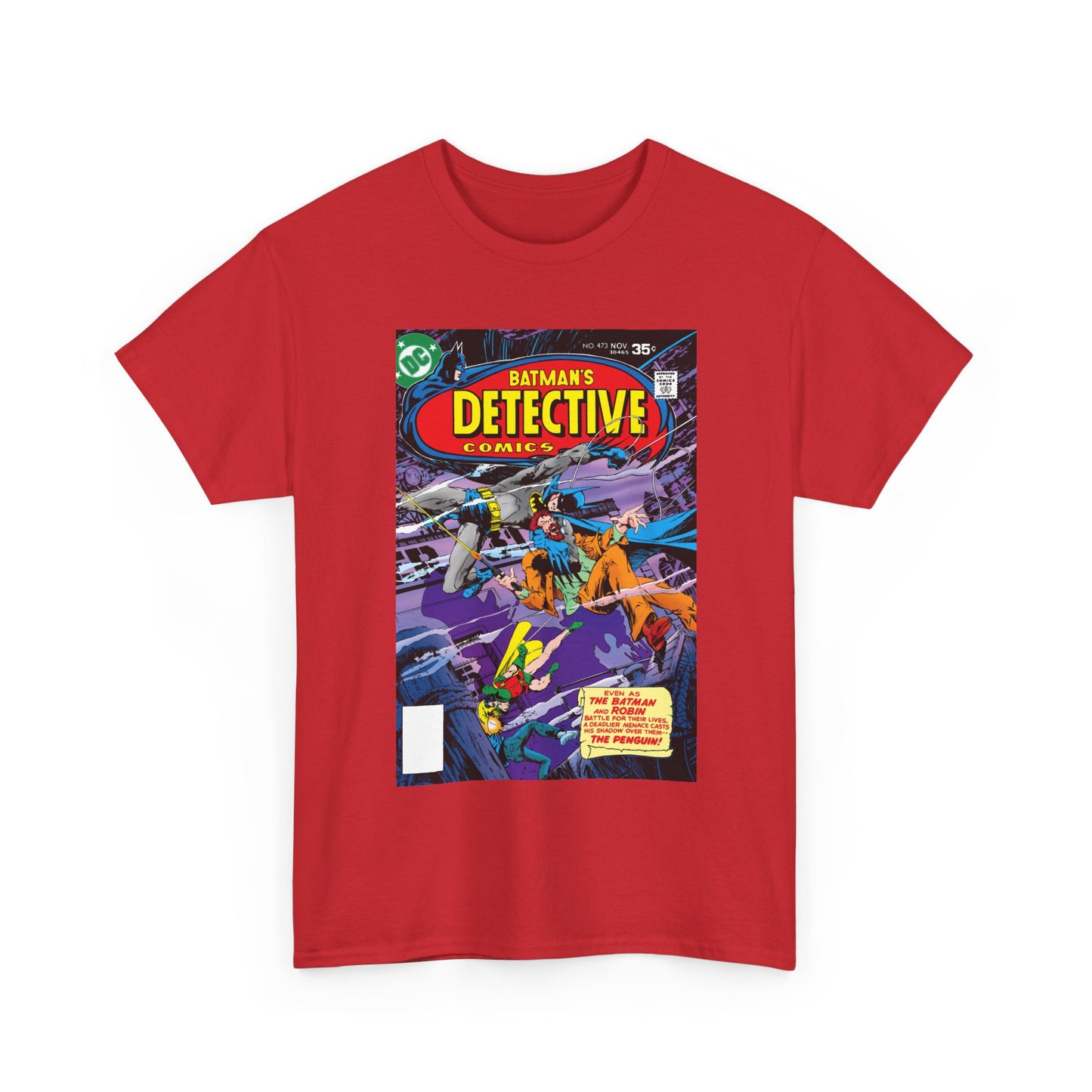 Detective Comics #473 T-Shirt - Marshall Rogers Art - Robin Appearance - DC Comics