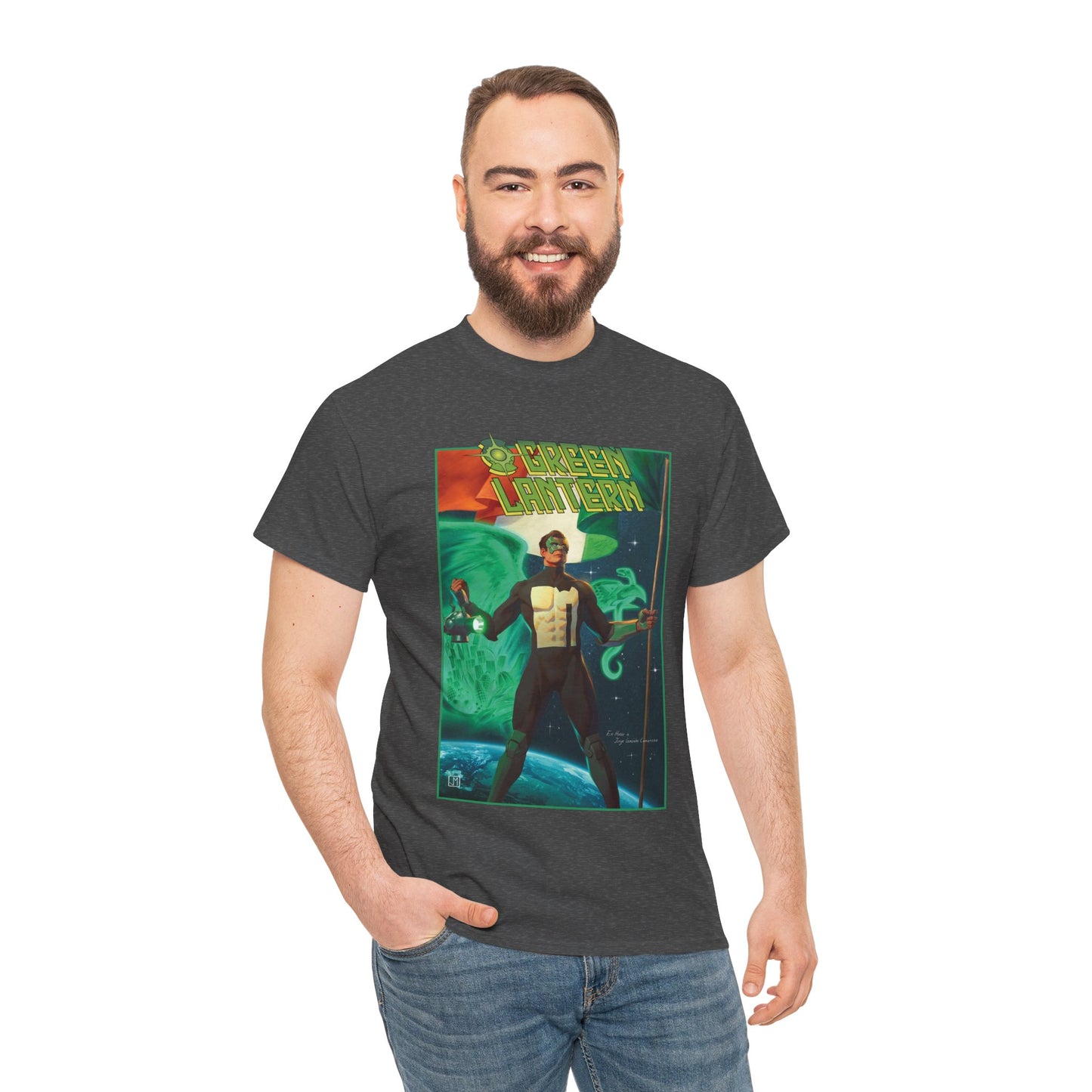 Green Lantern (Kyle Rayner) T-Shirt - Jorge Molina Art - Hispanic Heritage Month Cover - DC Comics