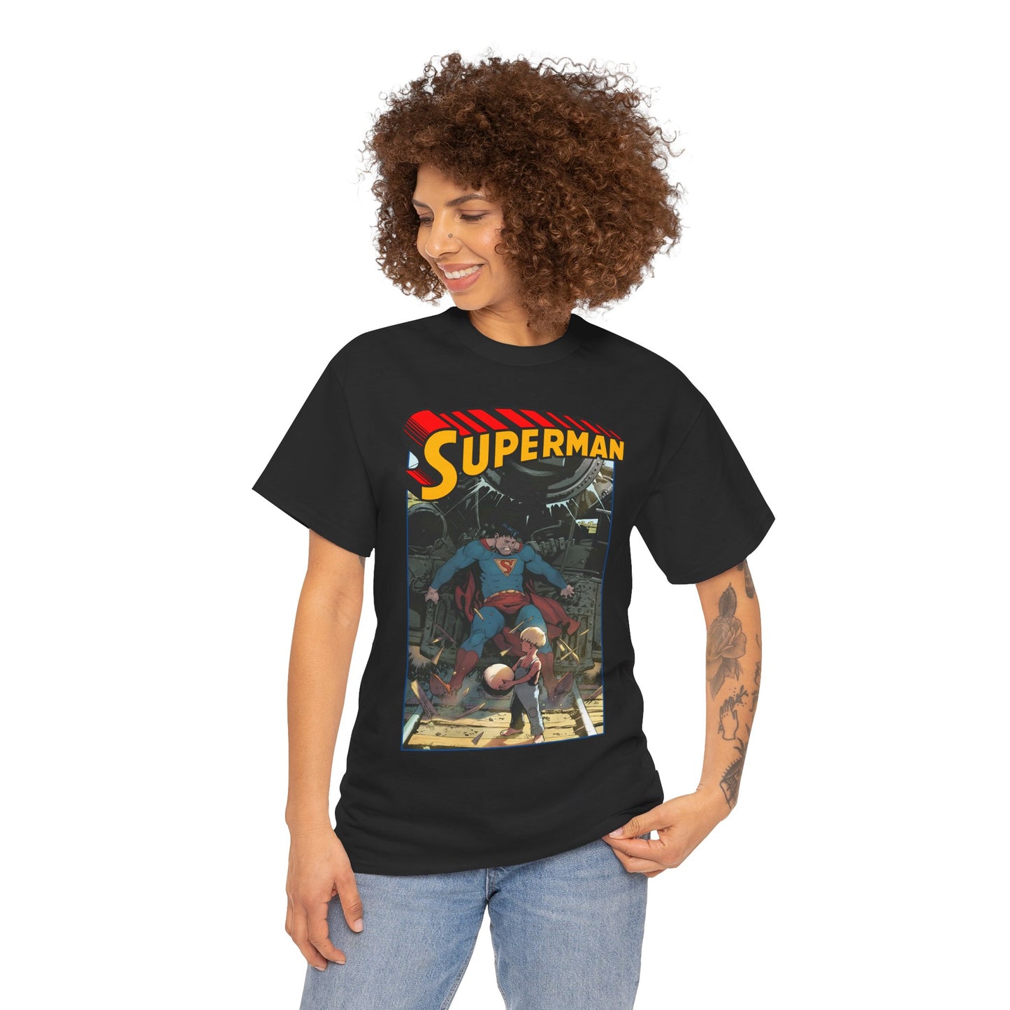 Superman T-Shirt - Patrick Gleason Art - Action Comics #1000 Story - Man of Steel - DC Comics
