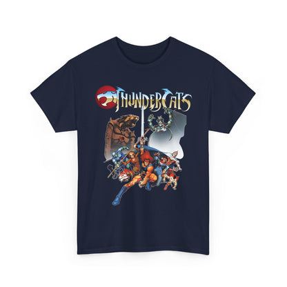 Thundercats T-Shirt - Lion-O, Panthro, Cheetara, Tygra, Snarf, WilyKit and WilyKat, Mumm-Ra