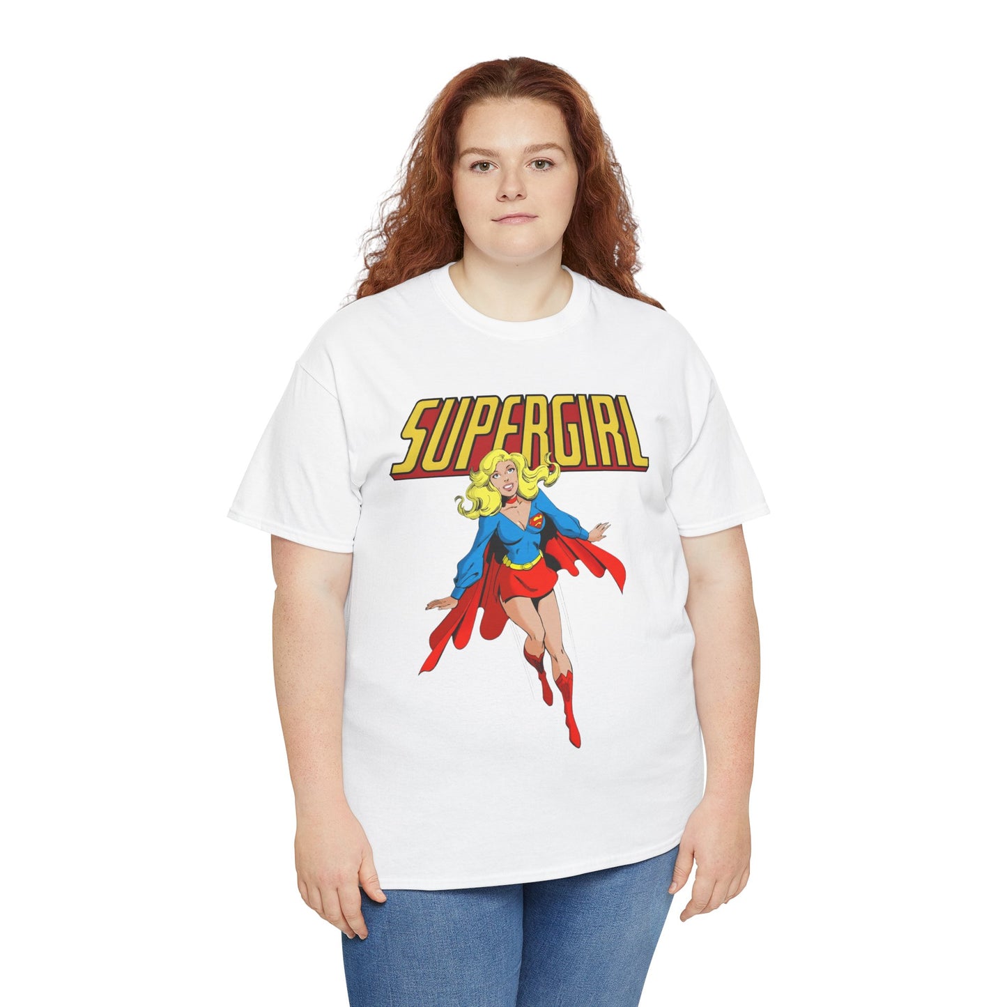 Supergirl T-Shirt - John Byrne Art - Kara, Maid of Might - 2026 Movie with Milly Alcock - DC Comics