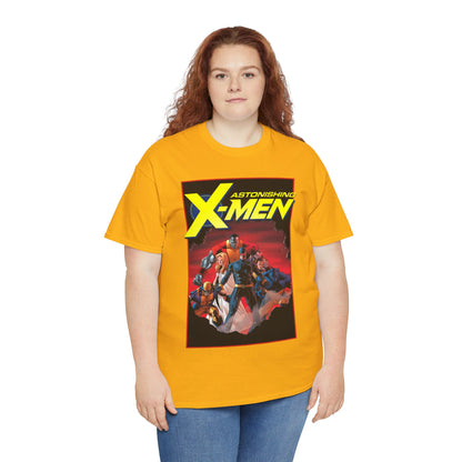 Astonishing X-Men T-Shirt - John Cassady Art - Cyclops, Beast, Wolverine, Colossus, Emma Frost - Marvel Comics