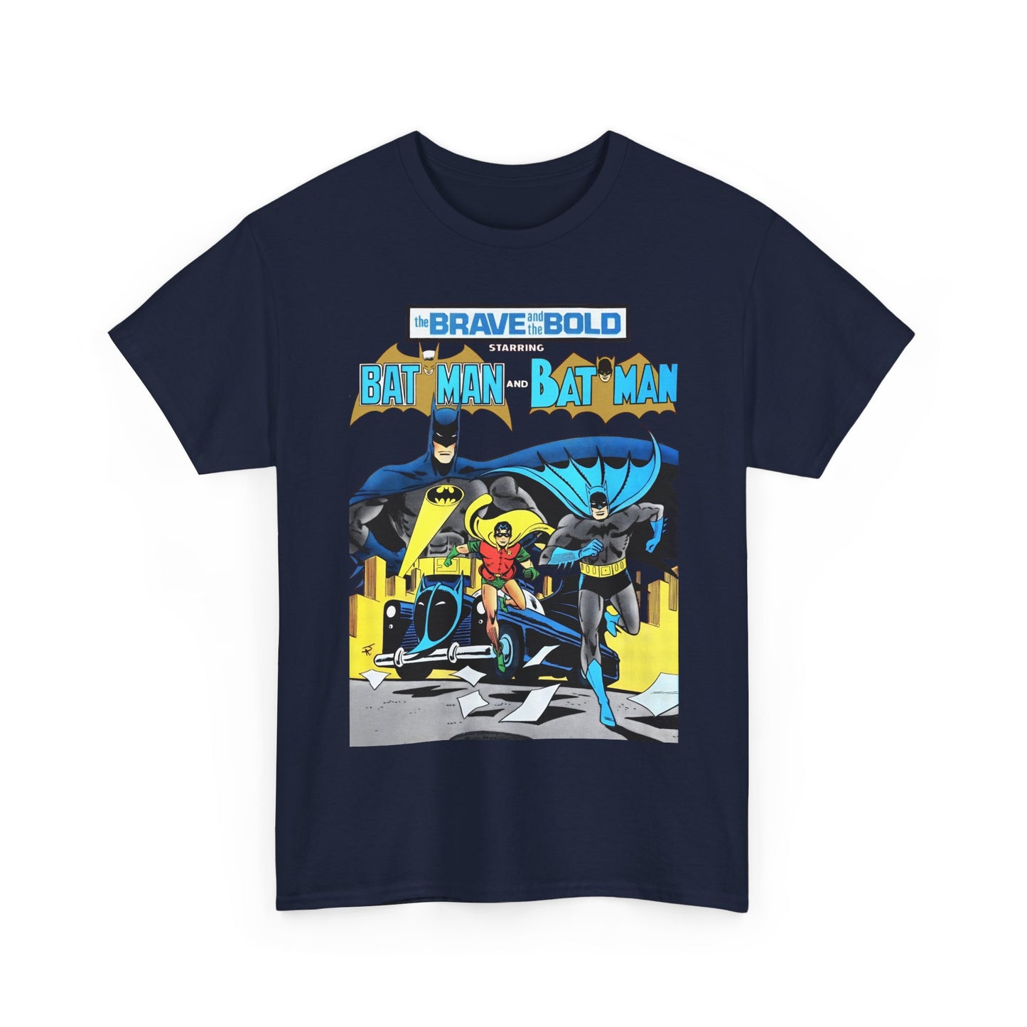 Brave & Bold #200 T-Shirt - Jim Aparo Art - Golden Age & Bronze Age Batman Team-Up - DC Comics