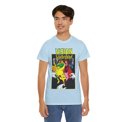 Vision & Scarlet Witch T-Shirt - Avengers Members - 1985 Cover Art - Marvel Comics