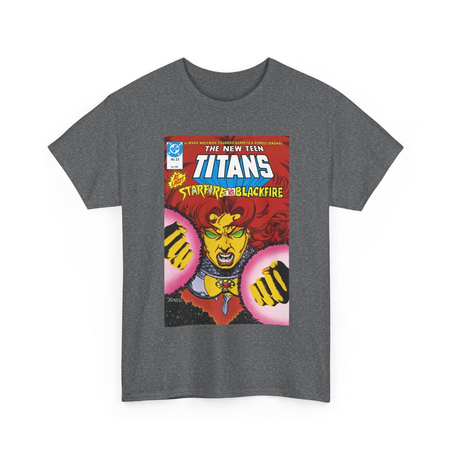 Starfire T-Shirt - George Perez Art - New Teen Titans #23 Cover - DC Comics
