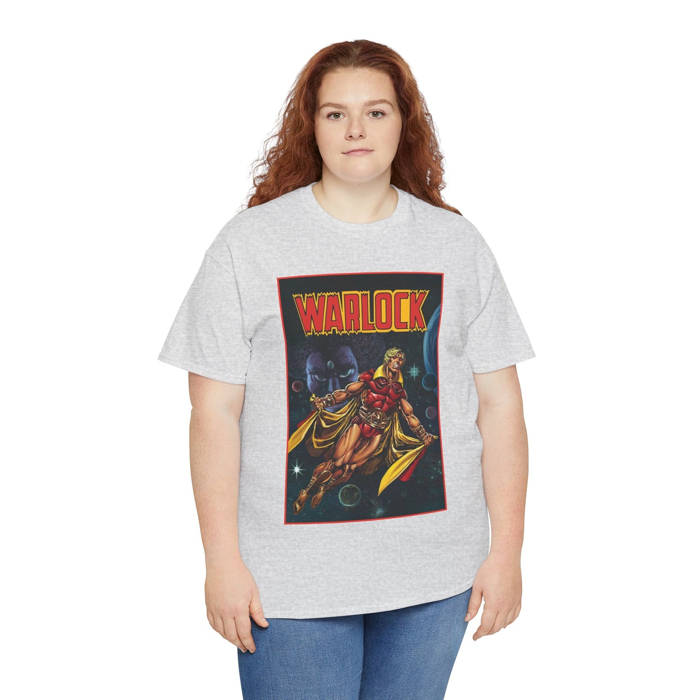Warlock T-Shirt - Jim Starlin Art - Marvel Comics - Cosmic Superhero - The Enclave - Him
