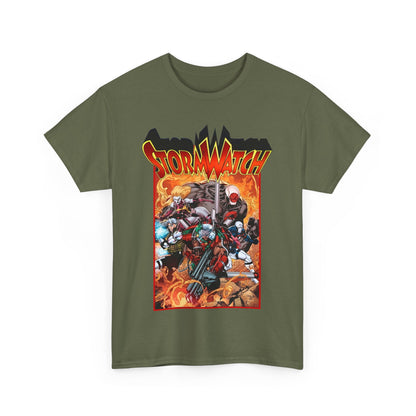 Stormwatch T-Shirt - Jim Lee Art - Battalion, Fuji, Hellstrike - Image/Wildstorm/DC Comics