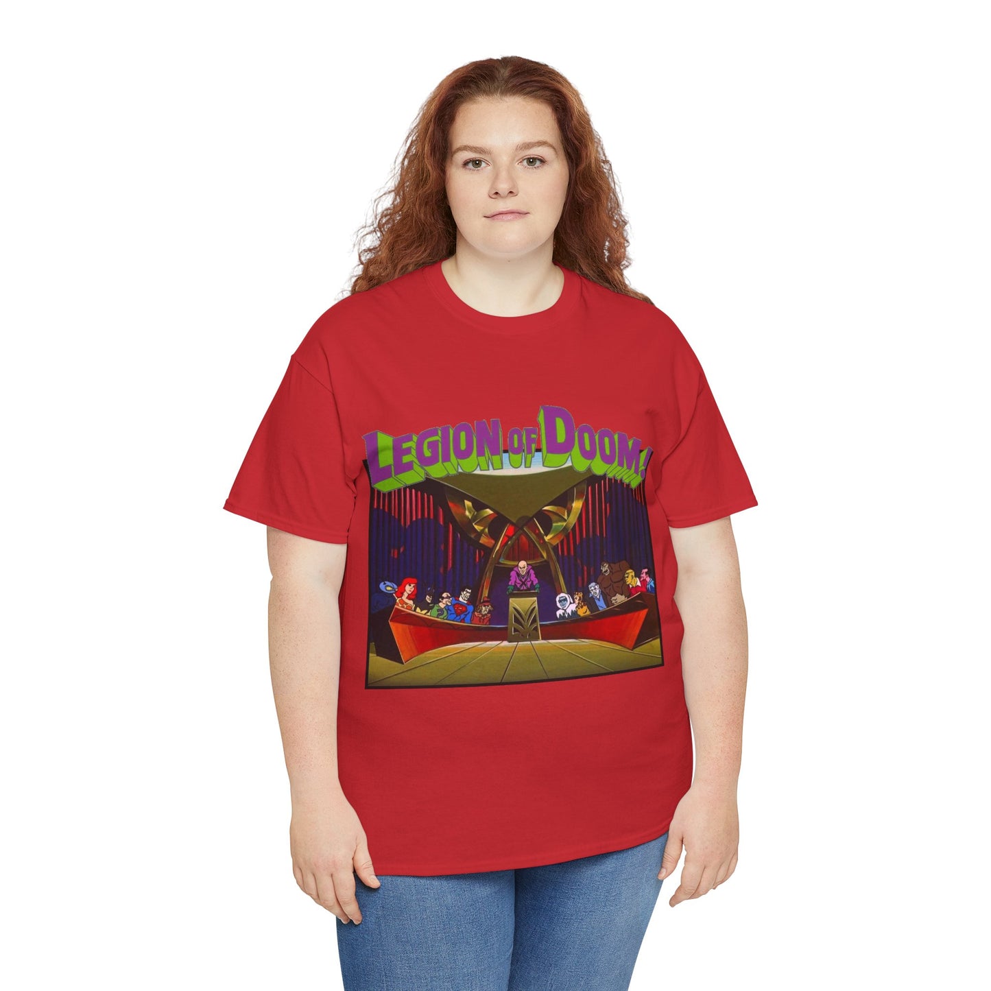 Legion of Doom T-Shirt - Super Friends Cartoon - Lex Luthor, Grodd, Brainiac, Giganta, Riddler, Bizarro, Scarecrow, Hanna-Barbera Animation