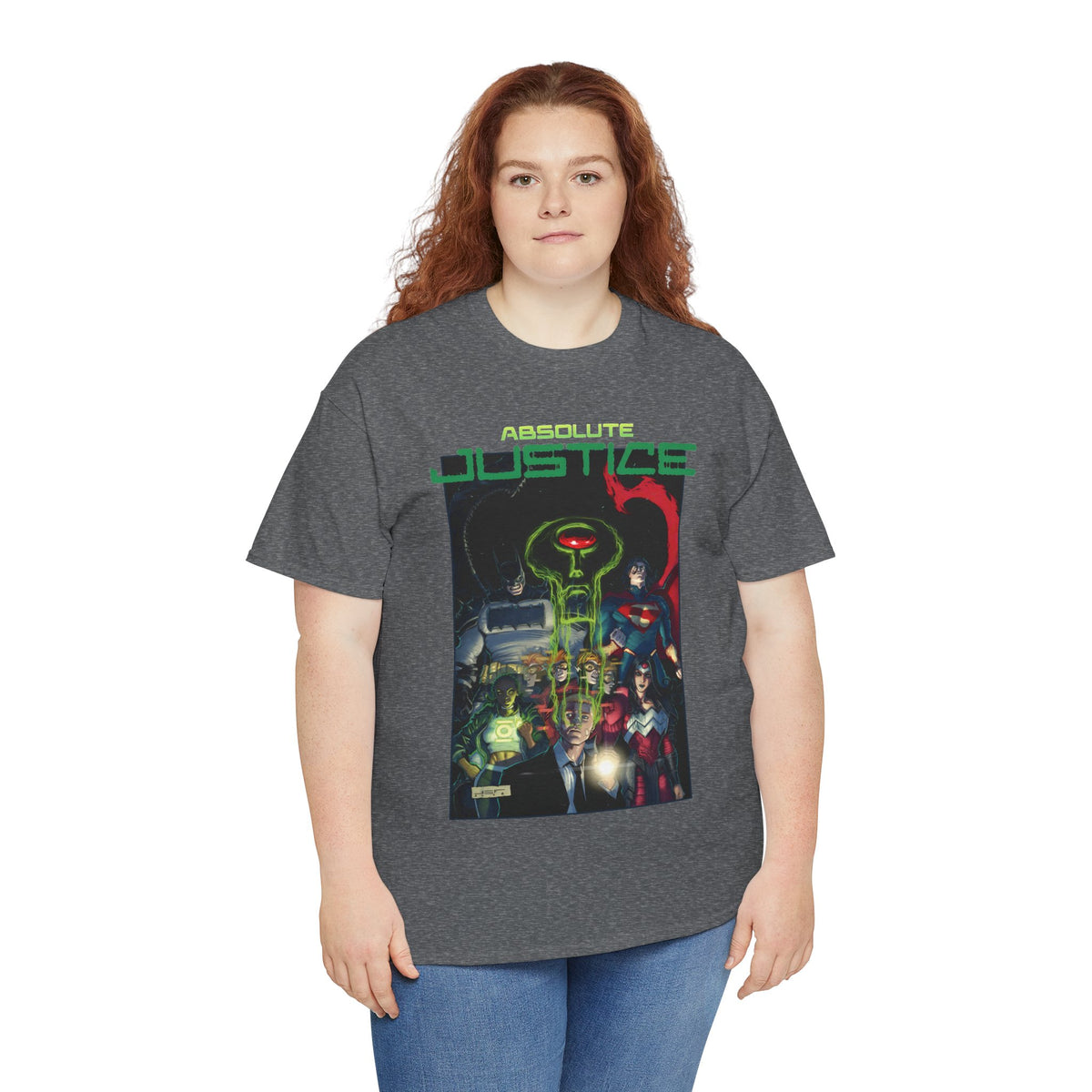 Absolute Justice T-Shirt - Juan Ferreyra Art - Superman Batman Wonder Woman Martian Manhunter - DC Comics