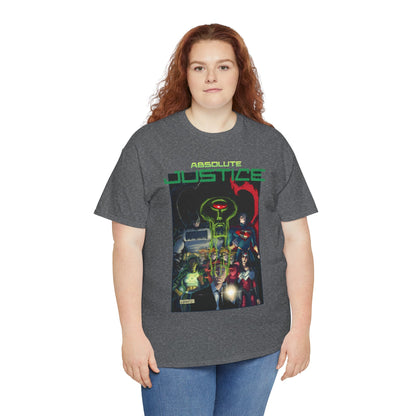 Absolute Justice T-Shirt - Juan Ferreyra Art - Superman Batman Wonder Woman Martian Manhunter - DC Comics