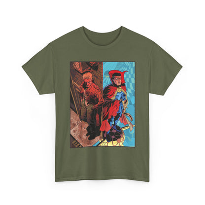 John Constantine & Dr. Strange T-Shirt - DC & Marvel Comics