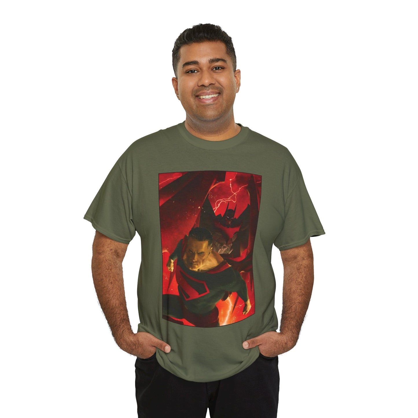 Superman & Batman (Kingdom Come) T-Shirt - Sabastian Fiumara Art - DC Comics