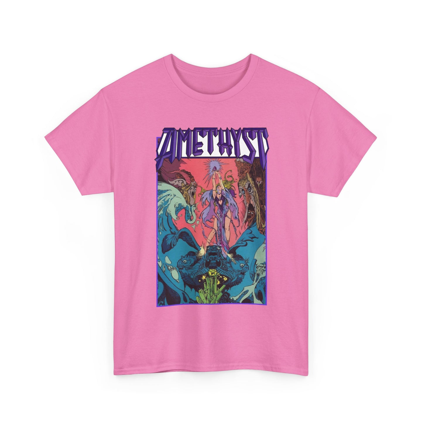 Amethyst T-Shirt - Esteban Maroto Art - Princess of Gemworld - 1980s Series - DC Comics