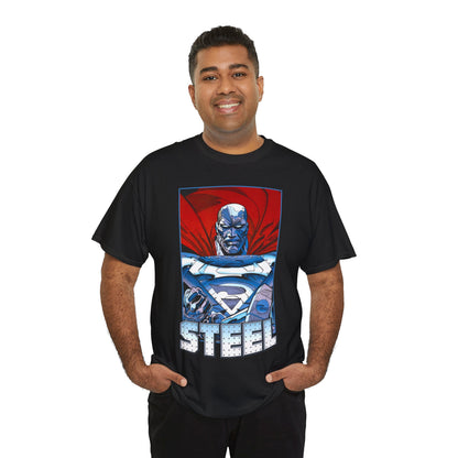 Steel T-Shirt - Superman Family - Reign of the Supermen - John Henry Irons - Steelworks - DC Comics