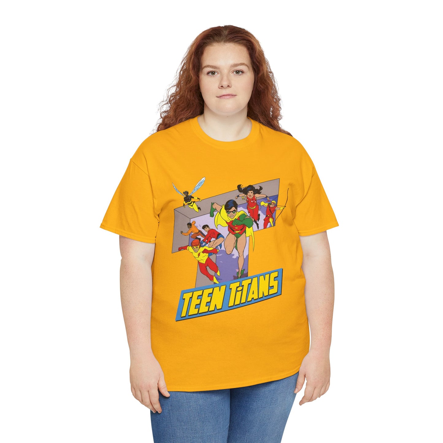 Teen Titans T-Shirt - Robin, Wonder Girl, Kid Flash, Speedy, Bumblebee, Mal, Aqualad - DC Comics