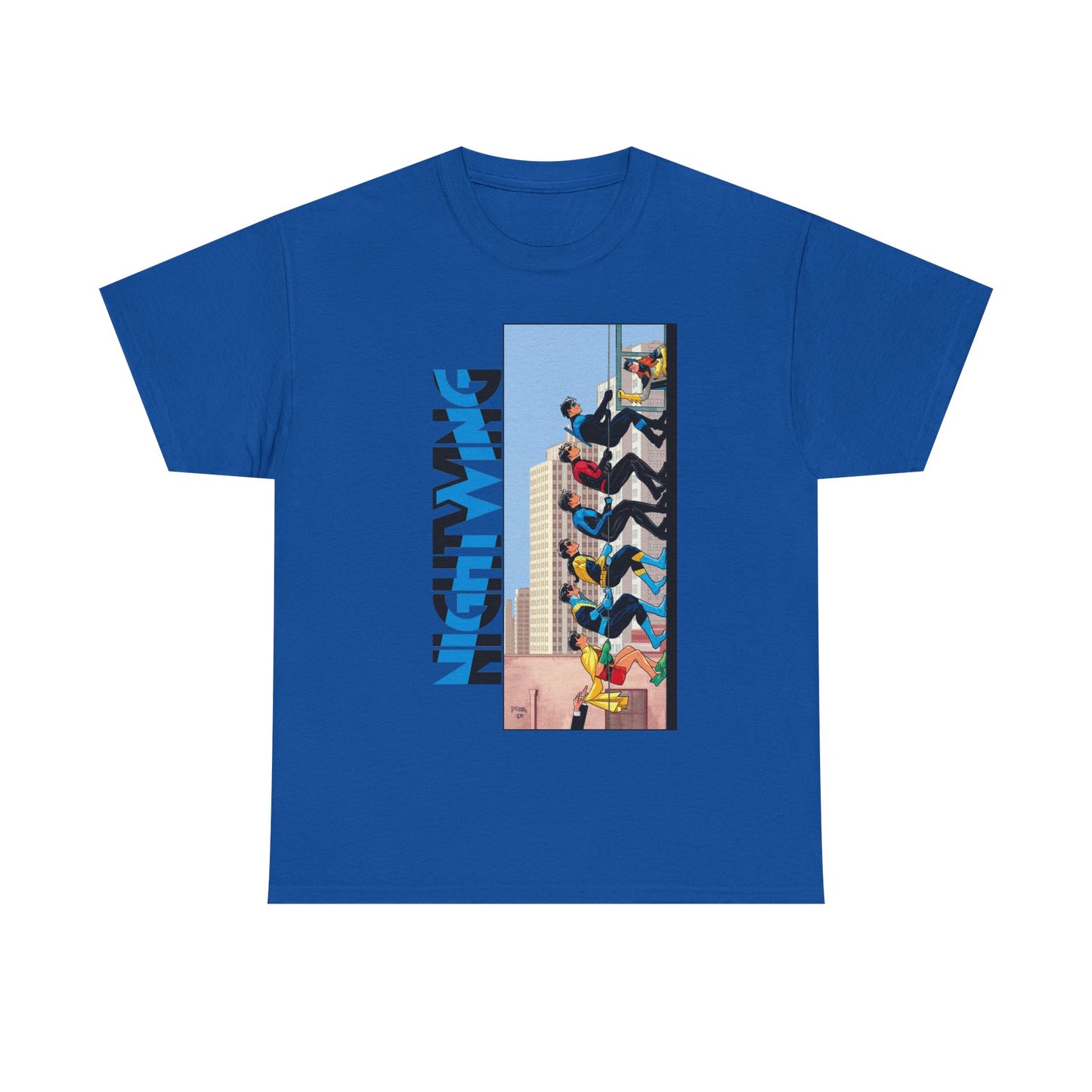 Nightwing T-Shirt - Bruno Redondo Art - DC Comics - Dick Grayson in Bludhaven - Teen Titans Leader