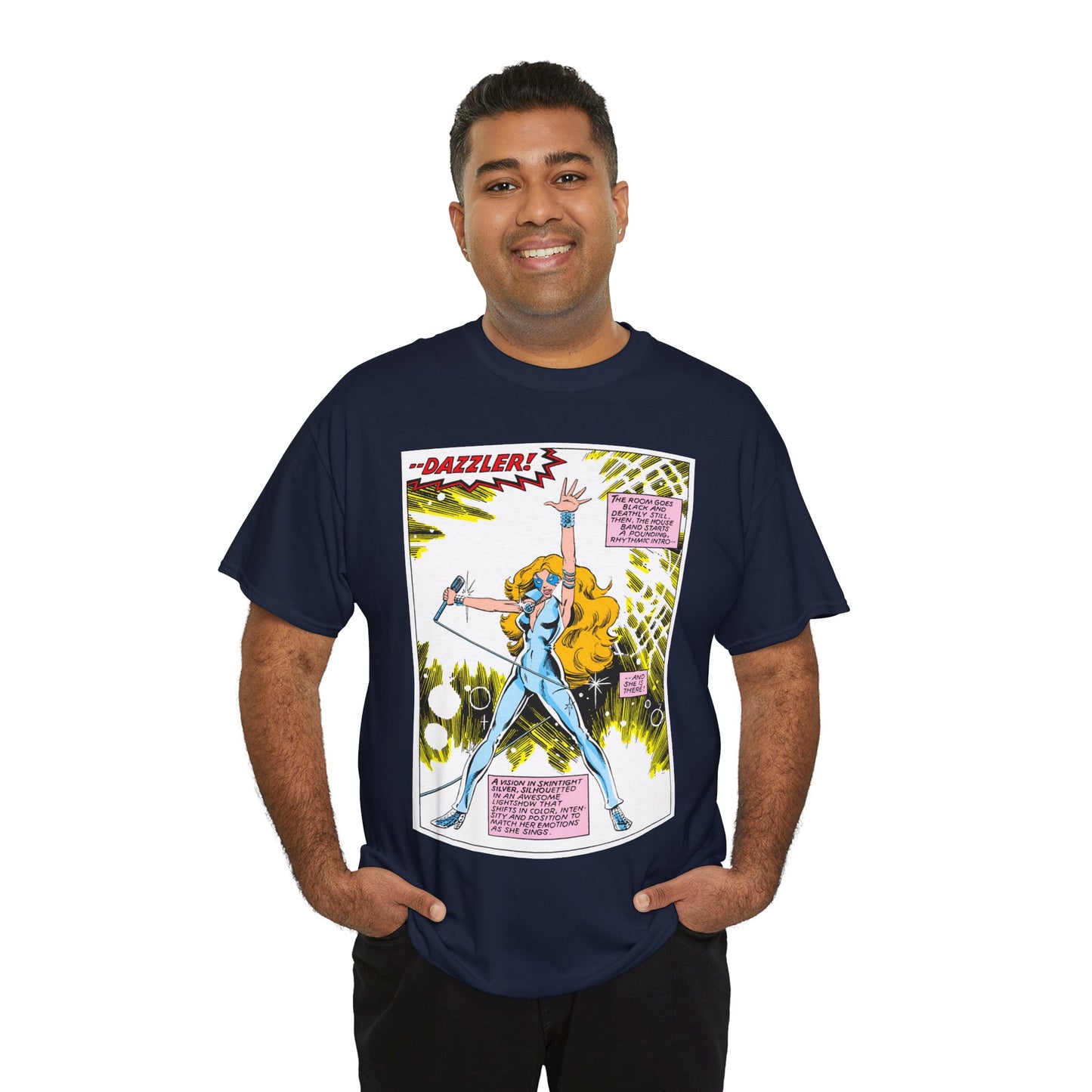 Dazzler T-Shirt - John Byrne Art - Uncanny X-Men #130, Dazzler's First Appearance - Alison Blaire - Marvel Comics