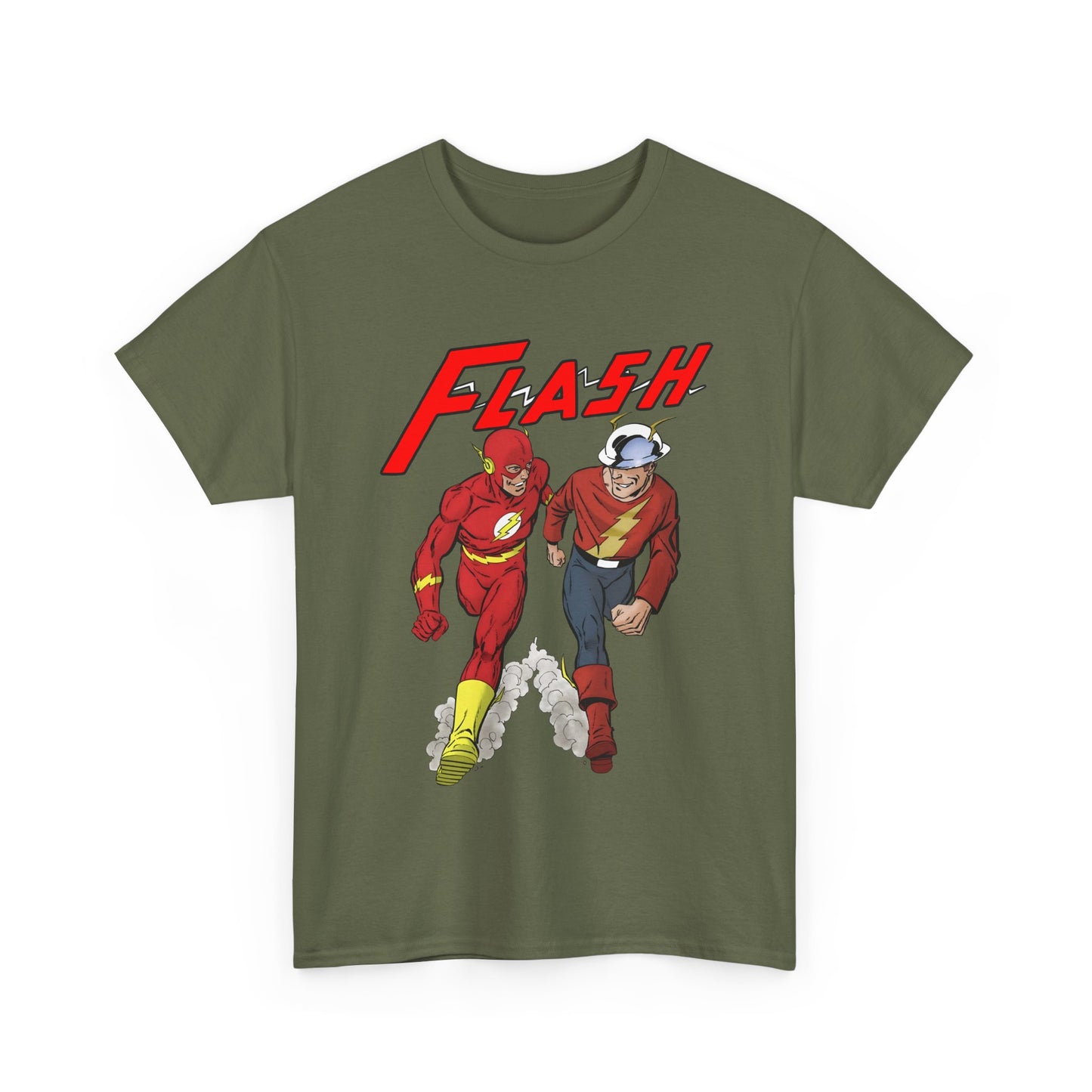 Flash T-Shirt - John Byrne - Barry Allen, Jay Garrick - Golden Age, Silver Age - DC Comics