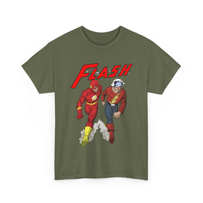 Flash T-Shirt - John Byrne - Barry Allen, Jay Garrick - Golden Age, Silver Age - DC Comics