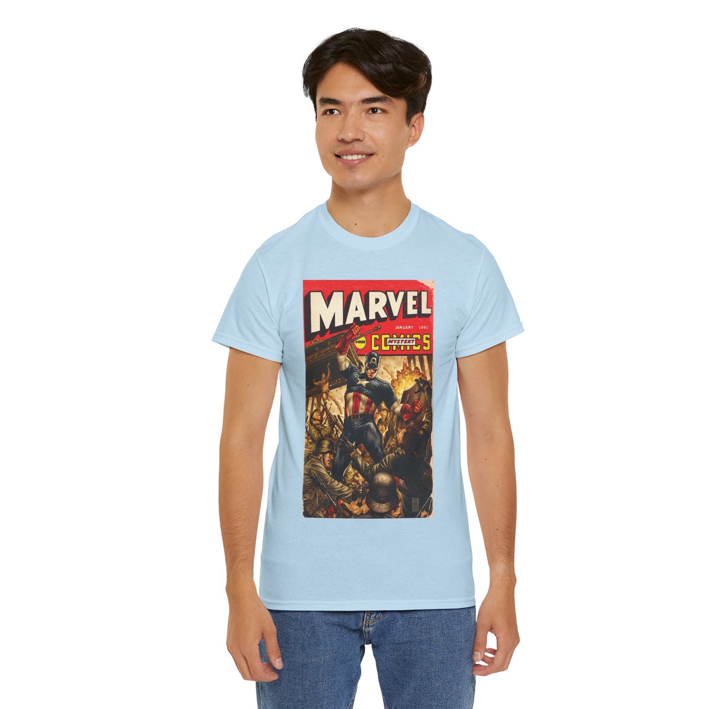 Marvel Comics #1000 T-Shirt - Captain America Cover Art - Marvel Comics