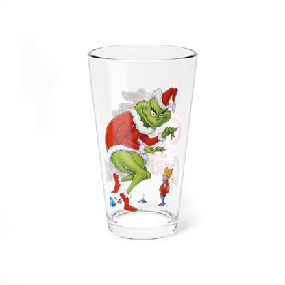 How the Grinch Stole Christmas Pint Glass - Retro 1966 Dr Seuss Beer Glass - 16oz Glassware, Xmas Gift