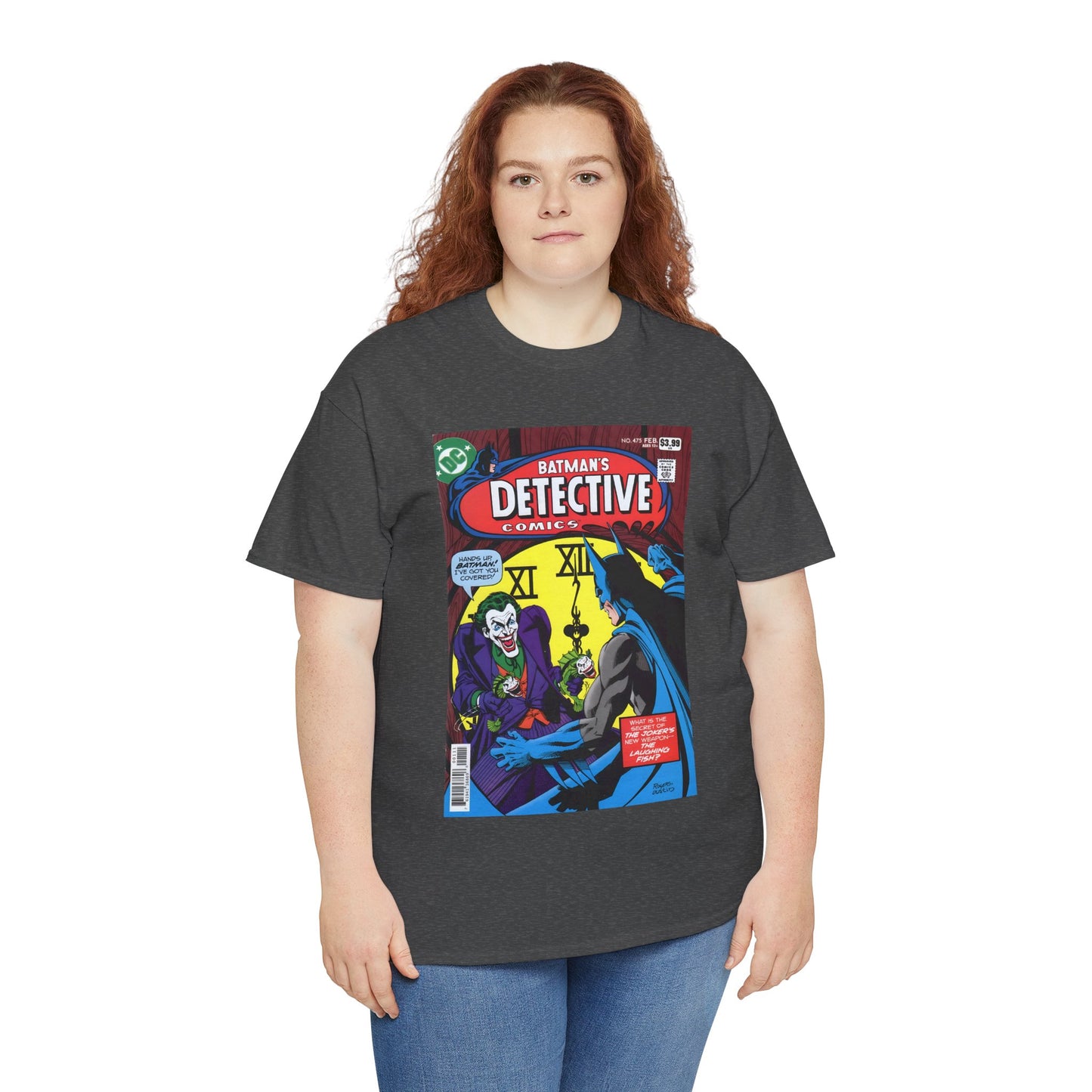 Detective Comics #475 T-Shirt - Marshall Rogers Art - Joker Appearance - The Laughing Fish - DC Comics