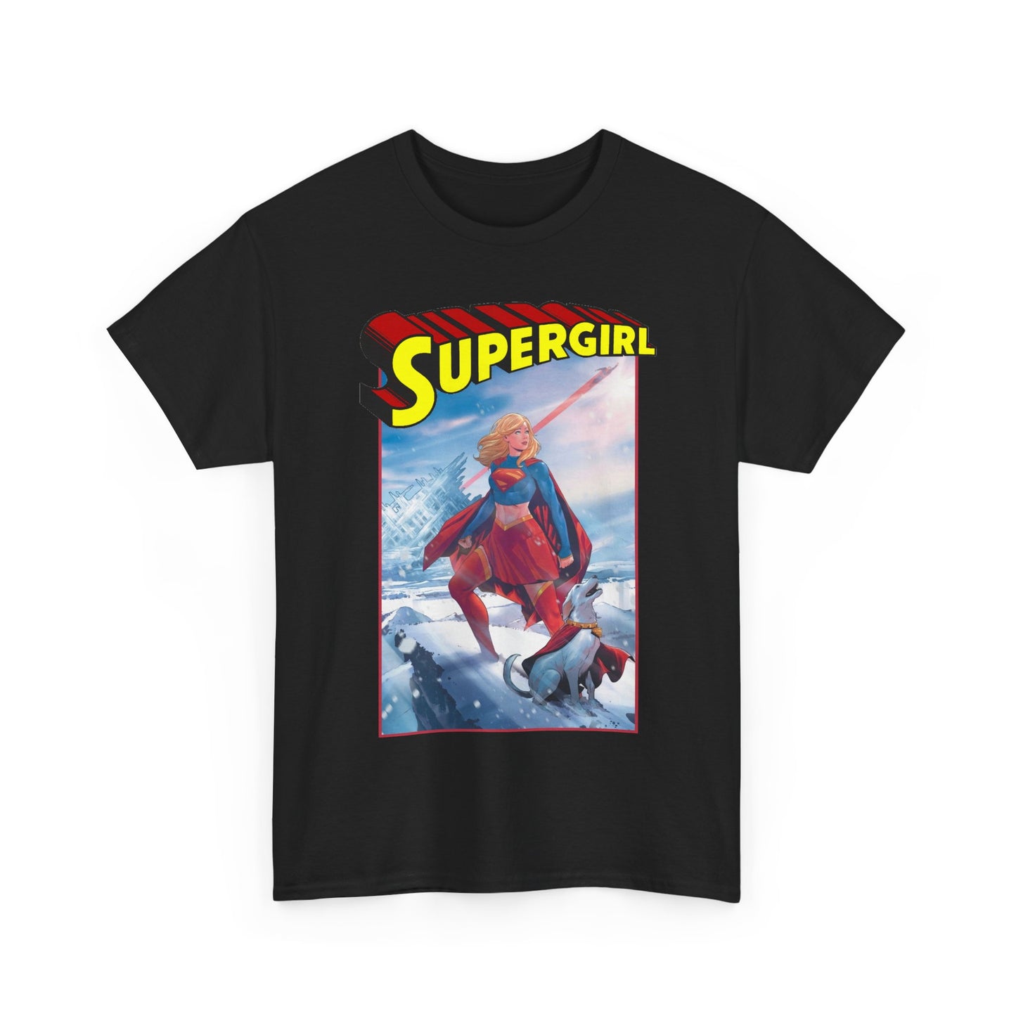 Supergirl & Krypto T-Shirt - Lucas Meyer Art - New 2026 Movie with Milly Alcock - DC Comics