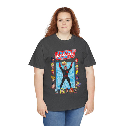 Justice League of America T-Shirt - George Perez Art - Justice Society, All-Star Squadron Team-Up DC Comics