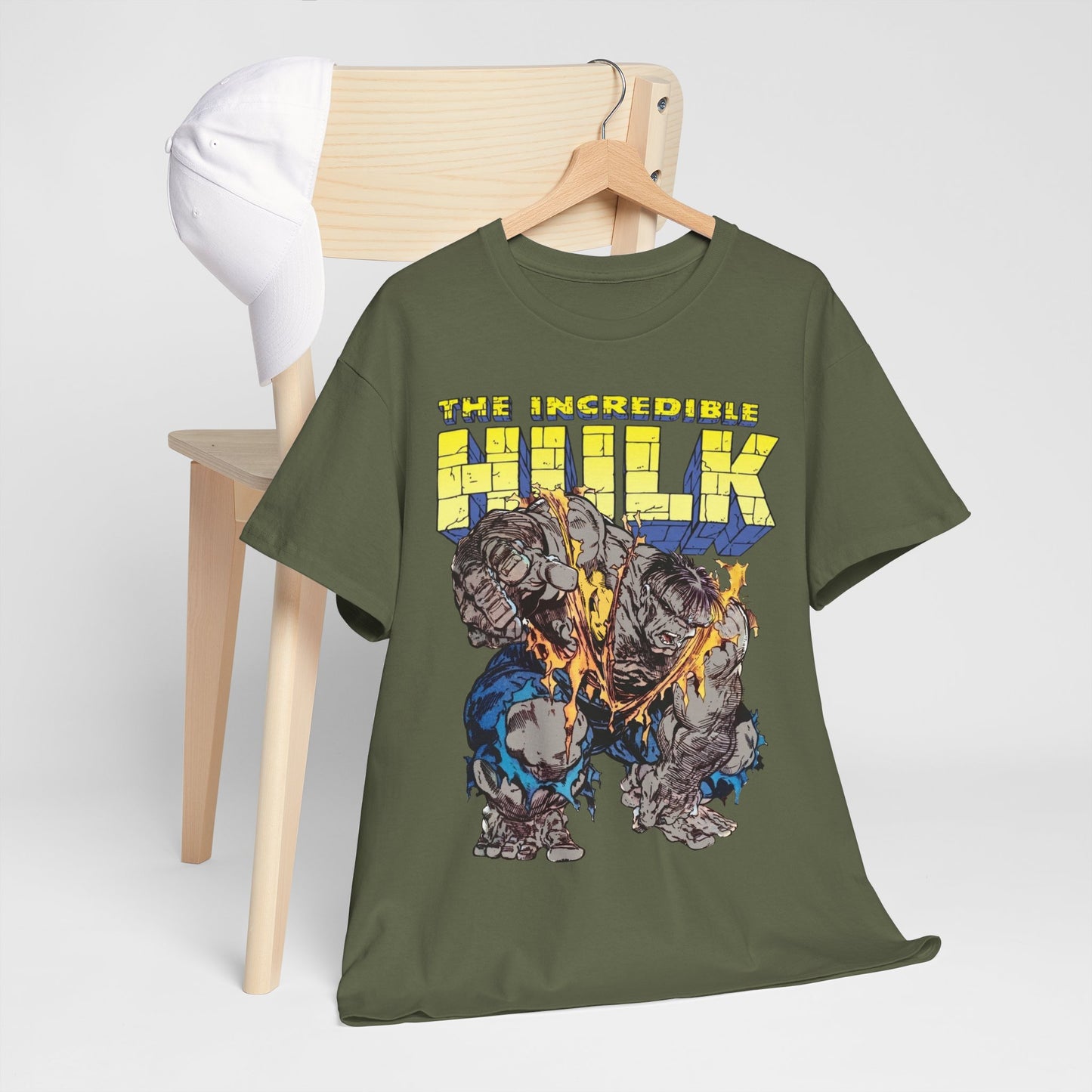 Incredible Hulk T-Shirt - Todd McFarlane Art - Marvel Comics - Grey Hulk, Bruce Banner