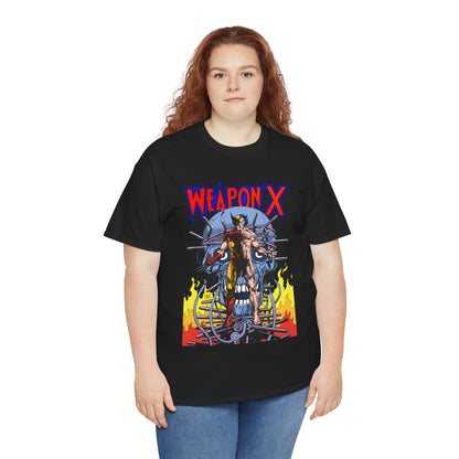 Weapon X T-Shirt - Barry Windsor-Smith Art - Wolverine Origin Story Before He Joined the X-Men - Logan, Mutant Leader - Marvel Comics