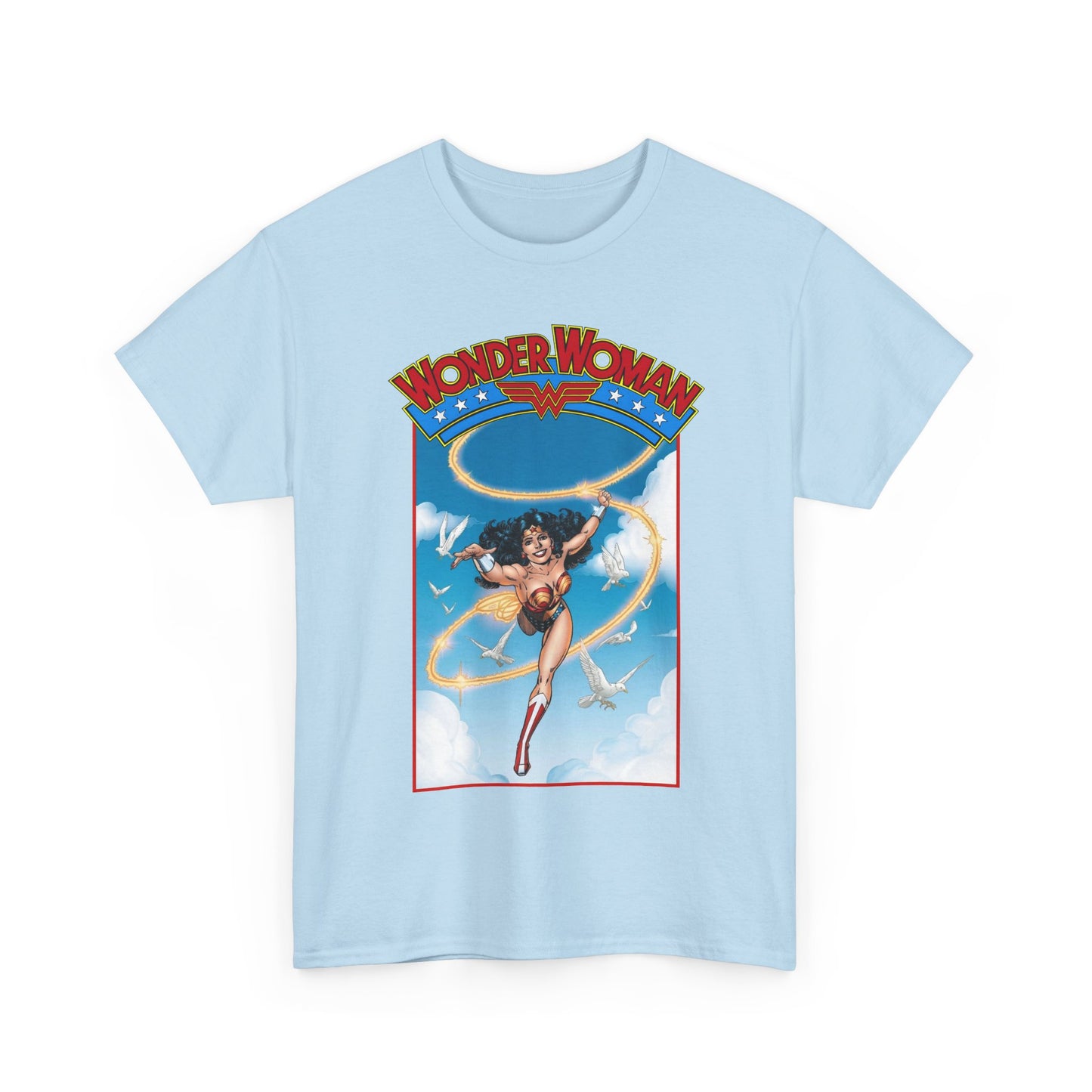 Wonder Woman T-Shirt - George Perez Art - Post-Crisis 1980s Retro Graphic - Themyscira - DC Comics