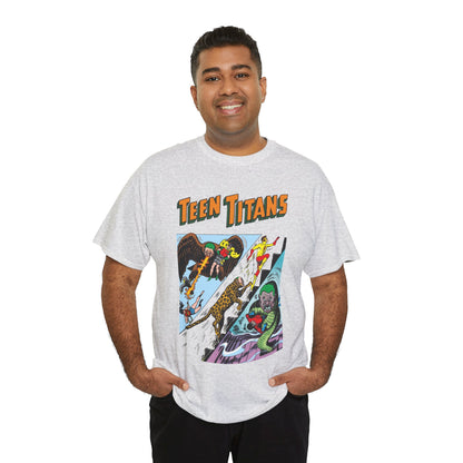 Teen Titans T-Shirt - Nick Cardy Art - #1 Cover Art - Robin, Wonder Girl, Kid Flash, Aqualad - DC Comics