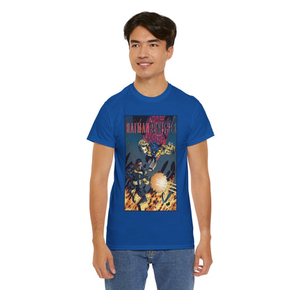 Batman/Punisher T-Shirt - Barry Kitson Art - Lake of Fire, AzBats - DC Comics/Marvel Comics