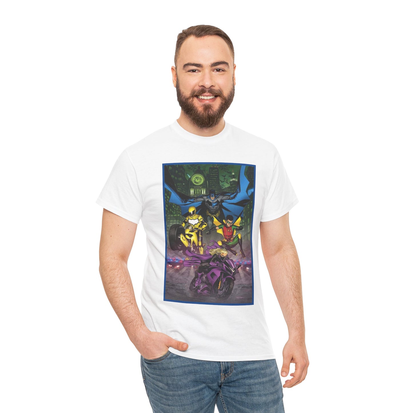 Batman, Robin, Spoiler, Signal T-Shirt - Ryan Sook Art - DC Comics