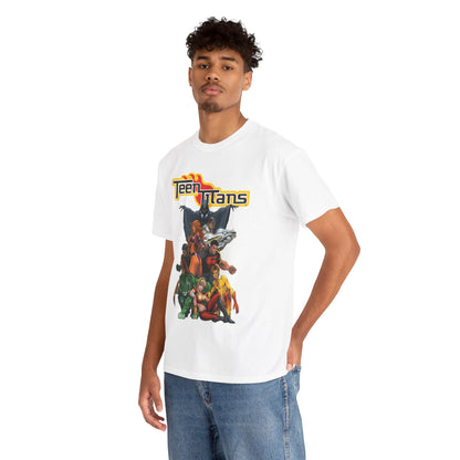 Teen Titans T-Shirt - Michael Turner Art - Cyborg, Raven, Wonder Girl, Superboy, Robin, Starfire - DC Comics